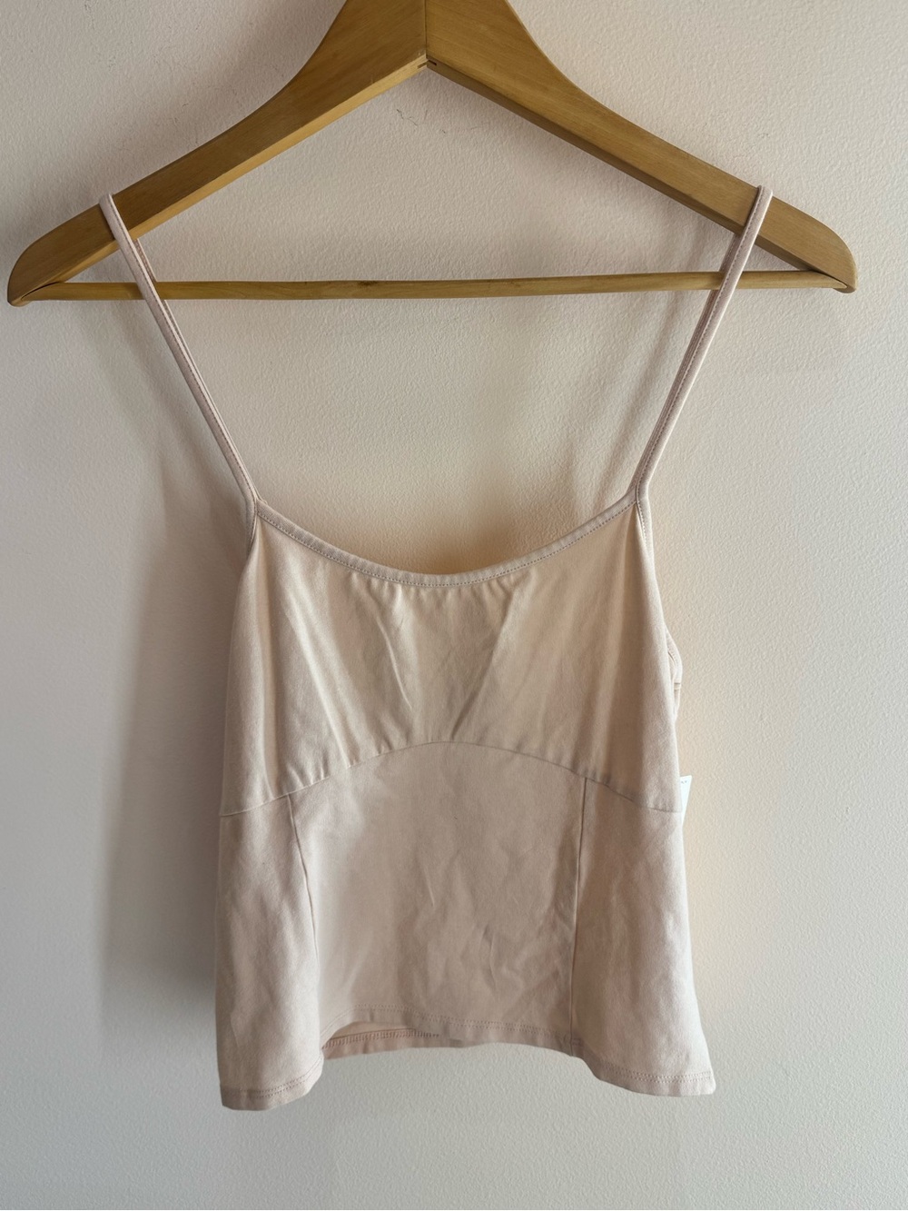 Anthropologie Pale Blush Spaghetti Strap Tank Top